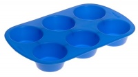 Wilton Easy Flex Silicone 6 Cup Muffin Pan Wilton Easy Flex Silicone 6 Cup Muffin Pan