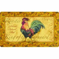 Cushion Comfort 60-122-0099-18X30 Apache Mills Country Rooster Kitchen Mat, 18 by 30-Inch Cushion Comfort 60-122-0099-18X30 Apache Mills Country Rooster Kitchen Mat, 18 by 30-Inch