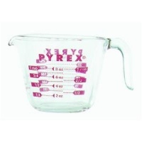 Pyrex Prepware 1 Cup Measuring Cup with Red Graphics Pyrex Prepware 1 Cup Measuring Cup with Red Graphics