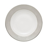 Inspired by one of Monique Lhuillier's iconic gowns, the Stardust collection of formal dinnerware boasts precious platinum details in an elegant, classic design. Inspired by one of Monique Lhuillier's iconic gowns, the Stardust collection of formal dinnerware boasts precious platinum details in an elegant, classic design.