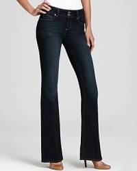 Keep up with the classics, and slip on a pair of Paige Denim jeans in a timeless bootcut. Whiskering and fading keep this signature style modern. Keep up with the classics, and slip on a pair of Paige Denim jeans in a timeless bootcut. Whiskering and fading keep this signature style modern.
