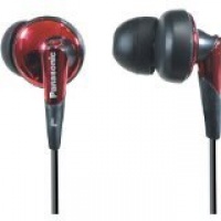 Panasonic RPHJE450R In-Ear Headphone, Red Panasonic RPHJE450R In-Ear Headphone, Red
