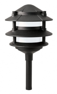 Paradise GL22764BK Low Voltage Cast Aluminum 11-Watt Three Tier Path Light, Black Paradise GL22764BK Low Voltage Cast Aluminum 11-Watt Three Tier Path Light, Black