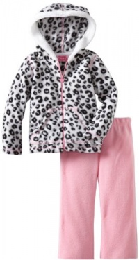 Young Hearts Baby-Girls Infant 2 Piece Leopard Polar Fleece Jacket Set Young Hearts Baby-Girls Infant 2 Piece Leopard Polar Fleece Jacket Set