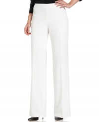 Ellen Tracy's wide-leg pants add sophistication to any wardrobe. Dress them up for work with a blazer, or wear them to dinner with a chic blouse. Ellen Tracy's wide-leg pants add sophistication to any wardrobe. Dress them up for work with a blazer, or wear them to dinner with a chic blouse.