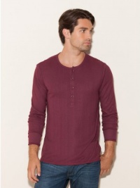 GUESS Redford Long-Sleeve Ribbed Henley GUESS Redford Long-Sleeve Ribbed Henley