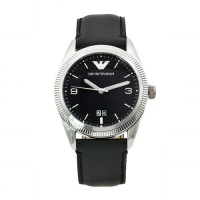 Emporio Armani Men's AR5893 Sports Black Leather Band Watch Emporio Armani Men's AR5893 Sports Black Leather Band Watch