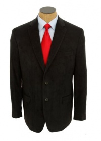 Ralph Lauren Mens Black Micro Corduroy Sport Coat Jacket