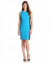 Calvin Klein Women's Sleeveless Color-Block Sheath