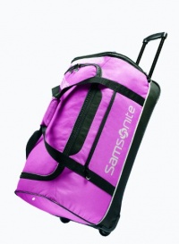 Samsonite Casual Wheeled Locking Zippers Duffel Luggage, Pink, 28 Inch Samsonite Casual Wheeled Locking Zippers Duffel Luggage, Pink, 28 Inch