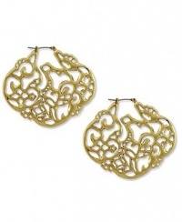 Jessica Simpson Earrings, Gold-Tone Motif Lady Chic Drop Earrings Jessica Simpson Earrings, Gold-Tone Motif Lady Chic Drop Earrings