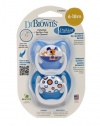 Dr. Brown's PreVent Design Pacifier, Boys, Stage 2,  6-18 Months