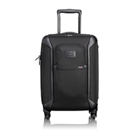 True to Tumi's heritage of innovation and the future of advanced travel design, this lightweight 4-wheel case combines hardside protection with our modern, iconic ballistic nylon aesthetics. Significantly lighter than traditional wheeled cases, this international carry-on offers the easy maneuverability of four 360° spinner wheels, all-around bumper guards, impressive impact resistance, Tumi's patented impact-resistant X-Brace™ handle system and smooth, durable ballistic nylon fabric covering a strong and flexible polypropylene shell. The exterior features convenient zip pockets and the interior includes accessory pockets and tie-down straps.