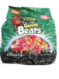 Black Forest Gummy Bears Ferrara Candy, Natural and Artificial Flavors, 6 Pound