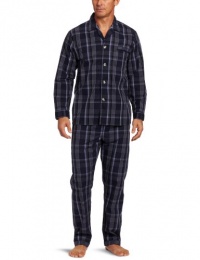 Majestic International Men's Grahams Cotton Long Sleeve Pajama Gift Set Majestic International Men's Grahams Cotton Long Sleeve Pajama Gift Set