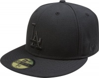 MLB Los Angeles Dodgers Black on Black 59FIFTY Fitted Cap