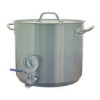 8 Gal Beer Brewing Kettle w/ Valve & Thermometer