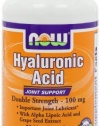 NOW Foods Hyaluronic Acid 100mg 2X Plus, 60 Vcaps