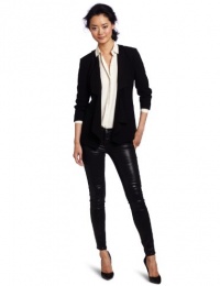 French Connection Women's Classic Connie Crepe Jacket, Black, 8 French Connection Women's Classic Connie Crepe Jacket, Black, 8