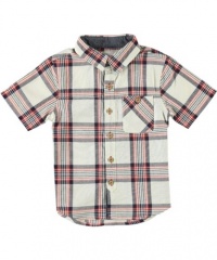 Sean John Balfour S/S Button-Down Shirt (Sizes 8 - 18) - cream, 14 - 16 Sean John Balfour S/S Button-Down Shirt (Sizes 8 - 18) - cream, 14 - 16