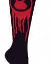 MOXY Socks More Kettlebell Knee-High CrossFit Deadlift Socks, Black/Red