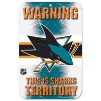 San Jose Sharks Official Logo 11x17 Sign San Jose Sharks Official Logo 11x17 Sign
