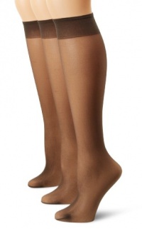Hanes Silk Reflections Women's Too Day Sheer Knee Highs Sandalfoot 3 Pairs Hanes Silk Reflections Women's Too Day Sheer Knee Highs Sandalfoot 3 Pairs