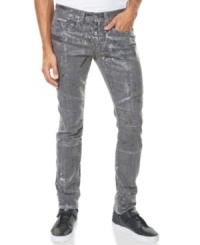 Heavy metal. The wash on these jeans from Marc Ecko Cut & Sew will keep you ahead of the curve. Heavy metal. The wash on these jeans from Marc Ecko Cut & Sew will keep you ahead of the curve.