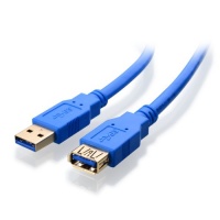 Cable Matters Gold Plated SuperSpeed USB 3.0 Extension Cable Type A Male To Female 10 ft Cable Matters Gold Plated SuperSpeed USB 3.0 Extension Cable Type A Male To Female 10 ft