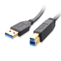 Cable Matters SuperSpeed USB 3.0 Type A to B Cable in Black 6 Feet Cable Matters SuperSpeed USB 3.0 Type A to B Cable in Black 6 Feet