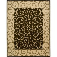 Versailles Palace VP4 Rectangle Rug, Chocolate, 8.0 by 11.0-Feet Versailles Palace VP4 Rectangle Rug, Chocolate, 8.0 by 11.0-Feet