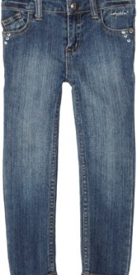 Baby Phat - Kids Girls 7-16 Embroidered Jean, Medium Wash, 14 Baby Phat - Kids Girls 7-16 Embroidered Jean, Medium Wash, 14