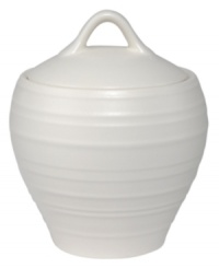 Evoking the natural exuberance of thrown pottery, the Mikasa Swirl sugar bowl brings unfussy elegance to your table in classic stoneware. Sugar bowl not shown. Evoking the natural exuberance of thrown pottery, the Mikasa Swirl sugar bowl brings unfussy elegance to your table in classic stoneware. Sugar bowl not shown.