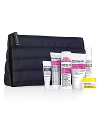 Celebrate healthy skin! This six-piece holiday collection contains targeted anti-aging formulations with StriVectin's patented NIA-114 molecule (Niacin) that powers up skin to help repair damage and fight off all visible signs of aging for a healthy, ageless appearance. Holiday kit includes: - 0.25 oz. Eye Concentrate for Wrinkles - 1 oz. Volumizing Hand Treatment - 1 oz. Power Serum for Wrinkles - 2 oz. SD Intensive Concentrate - 0.5 oz. Tightening Neck Cream - 0.25 oz. Get Even Brightening Serum