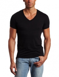 Alternative Men's Boss V-Neck Tee, Black, Medium Alternative Men's Boss V-Neck Tee, Black, Medium