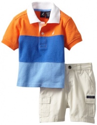 Nautica Baby-Boys Infant 2 Piece Color Block Polo Set Nautica Baby-Boys Infant 2 Piece Color Block Polo Set