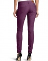 True Religion Brand Jeans Womens Shannon Corduroy Skinny Pants Passion-24 (30 Inseam)