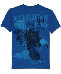 Let your weekend style take flight with this cool graphic tee from American Rag. Let your weekend style take flight with this cool graphic tee from American Rag.