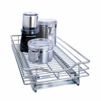 Lynk Professional 11 by 18 by 4-Inch Roll-Out Chrome Cabinet Drawer Lynk Professional 11 by 18 by 4-Inch Roll-Out Chrome Cabinet Drawer