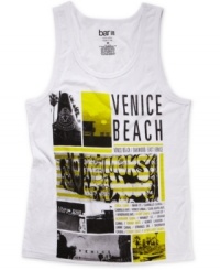 Tired of the cold shoulder? Warm up with this tank from Bar III. Tired of the cold shoulder? Warm up with this tank from Bar III.
