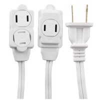 GE 51954 12 feet Extension Cord - White GE 51954 12 feet Extension Cord - White