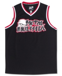 Urban army. Enlist in a surefire weekend style with this tank from Metal Mulisha. Urban army. Enlist in a surefire weekend style with this tank from Metal Mulisha.