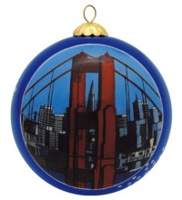 San Francisco Christmas Ornament - Golden Gate Bridge San Francisco Christmas Ornament - Golden Gate Bridge