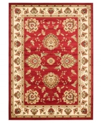 Bring the brilliance of ancient Persian textile design home with this vibrant red Lyndhurst area rug from Safavieh. Crafted from soft polypropylene, this rug radiates timeless allure with the added convenience of easy-care construction. (Clearance) Bring the brilliance of ancient Persian textile design home with this vibrant red Lyndhurst area rug from Safavieh. Crafted from soft polypropylene, this rug radiates timeless allure with the added convenience of easy-care construction. (Clearance)