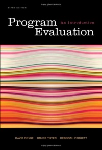 Program Evaluation: An Introduction Program Evaluation: An Introduction