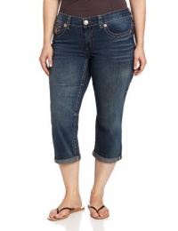 Seven7 Women's Plus-Size 22 Inch Cuff Crop Seven7 Women's Plus-Size 22 Inch Cuff Crop