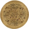 Safavieh LNH224A Lyndhurst Collection Round Area Rug, 4-Feet Diameter, Ivory
