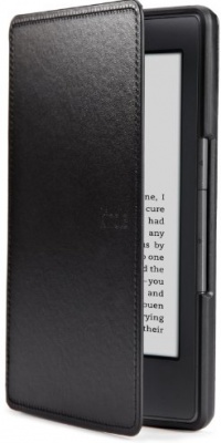 Amazon Kindle Leather Cover, Black (does not fit Kindle Paperwhite, Touch, or Keyboard)