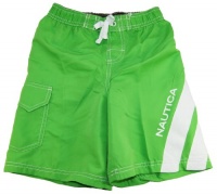 Nautica Kid Boys 8-20 Green Pull-On Swim Shorts/Swimwear/Swim Trunks Nautica Kid Boys 8-20 Green Pull-On Swim Shorts/Swimwear/Swim Trunks