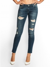 GUESS Kate Skinny Destroyed Jeans in Dreamer Wash GUESS Kate Skinny Destroyed Jeans in Dreamer Wash
